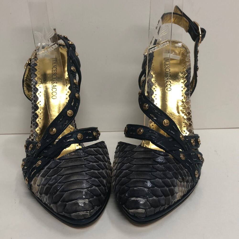 Francesco Sacco Made in Italy Snakeskin High Heel